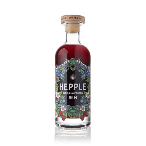 Hepple Sloe & Hawthorn Gin 50cl - Next Day Delivery
